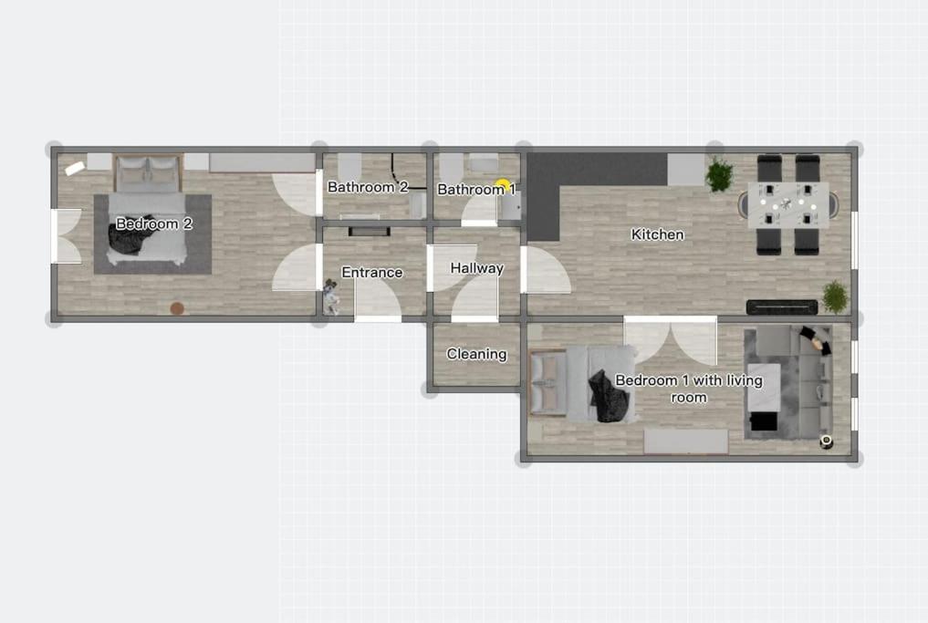 Apartament Flat With Balcony And Garage Praga
